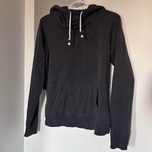 Garage Gray Cowl Neck Hoodie